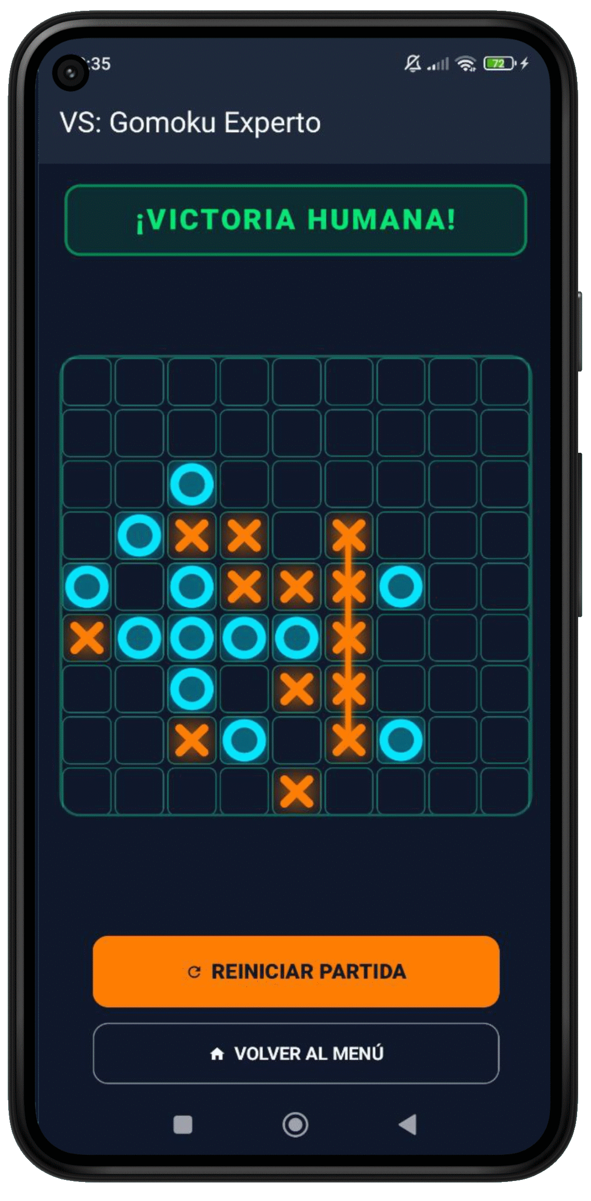 Captura de pantalla de TicTacLearn